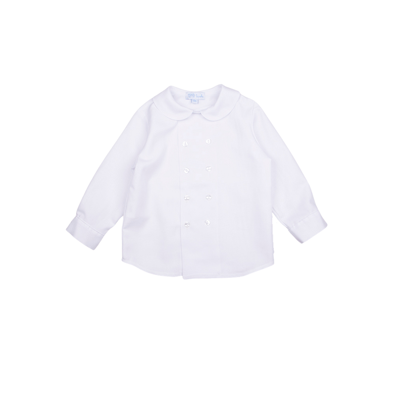 Camisa villela cuello bebé cruzada