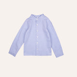 Camisa Oxford cuello mao manga larga