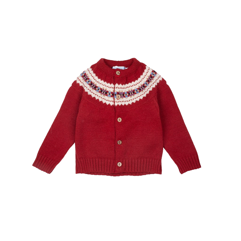 Chaqueta punto cenefa