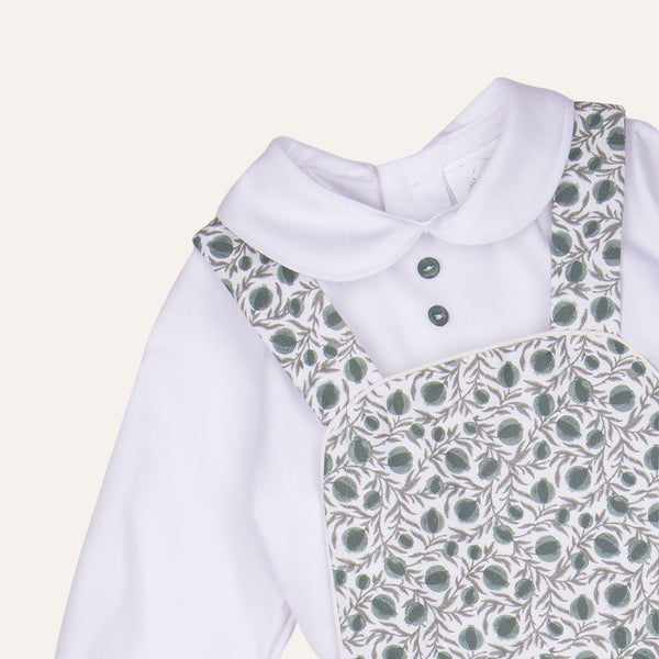 Conjunto bebé granadas verdes