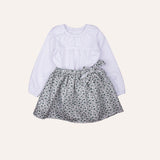 Conjunto falda granadas verdes