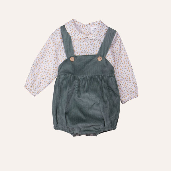 Conjunto verde pollitos