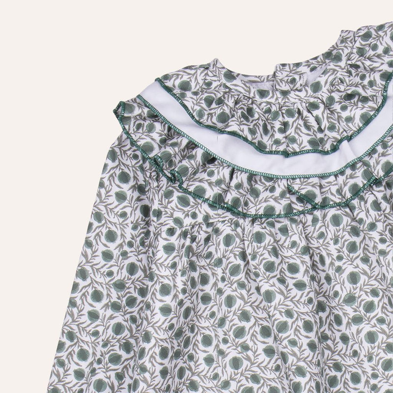 Vestido granadas verdes