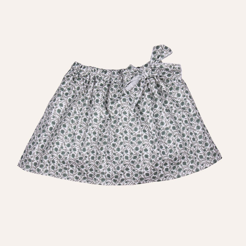 Conjunto falda granadas verdes