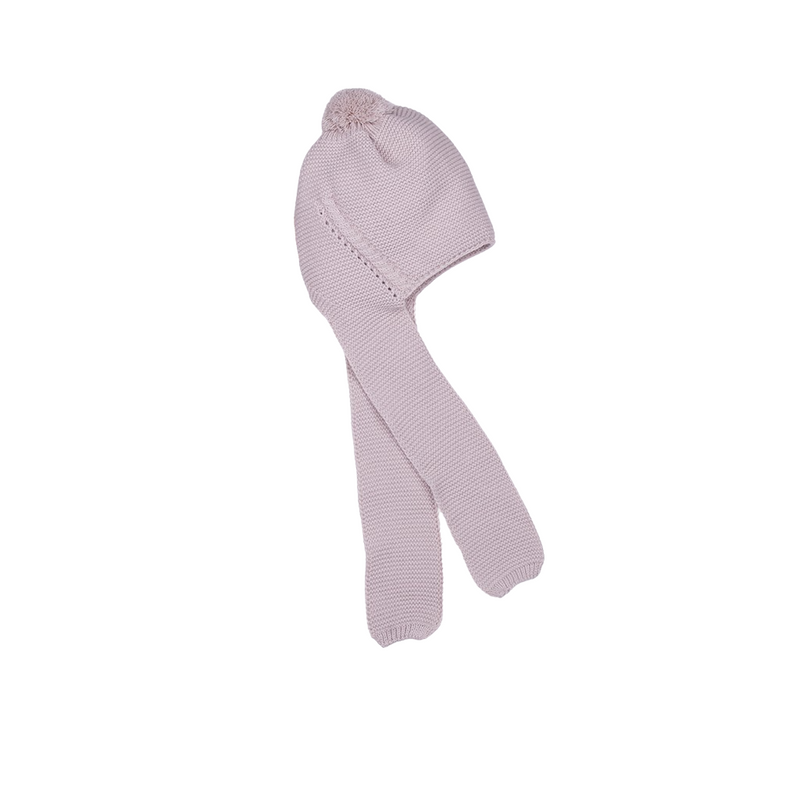 Gorro orejero con bufanda unida