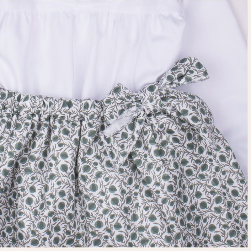 Conjunto falda granadas verdes