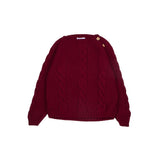 Jersey trenzado cuello a la caja