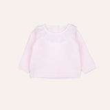 Jersey lana bebe punto bobo cuello volante
