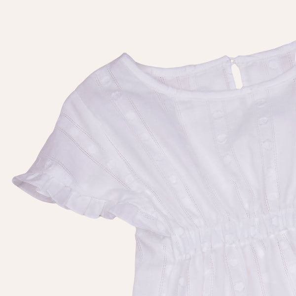 Vestido playero blanco kaftan