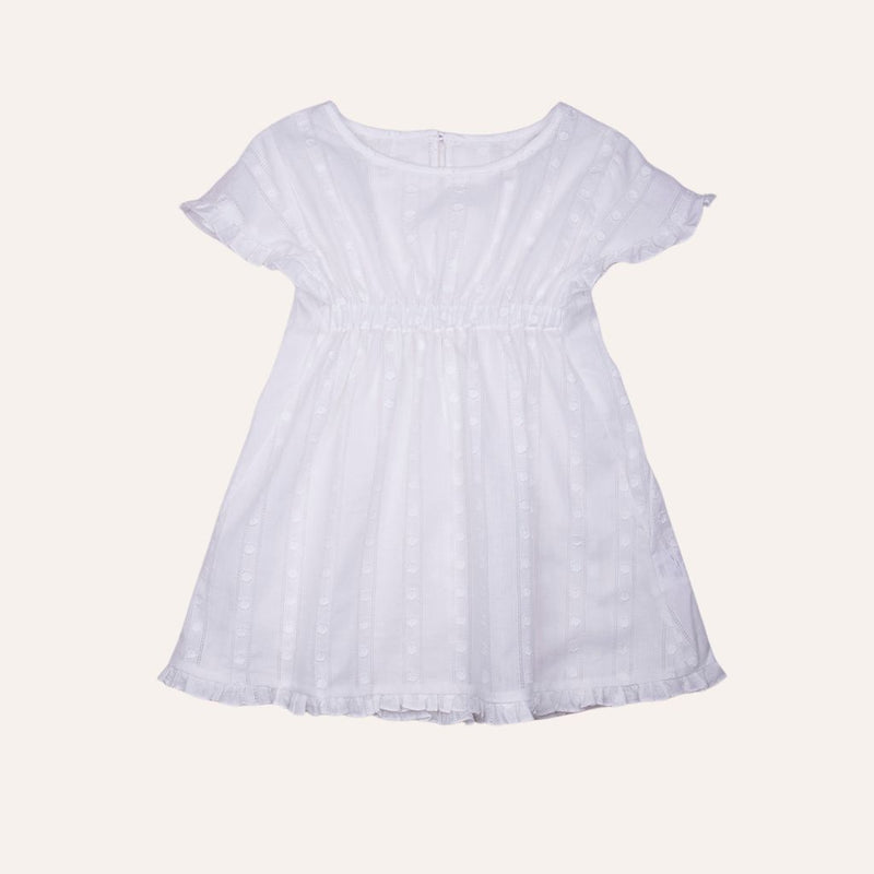 Vestido playero blanco kaftan