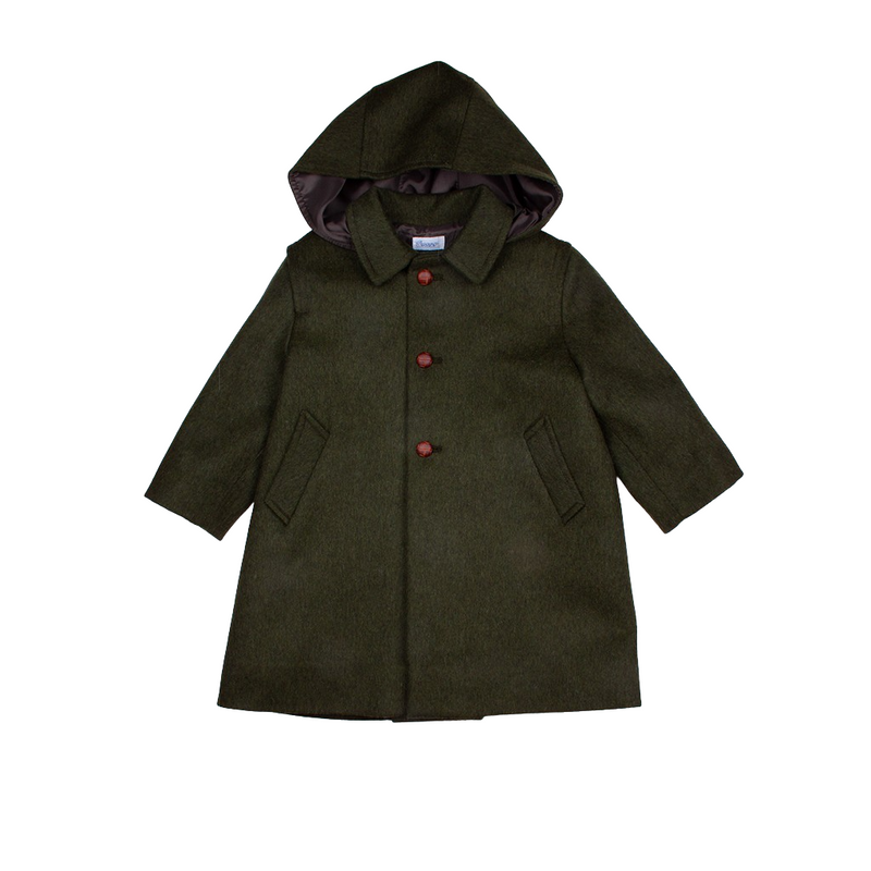 Abrigo loden verde