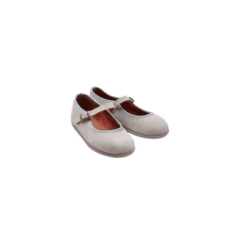 Merceditas serraje con hebilla