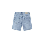 Bermuda jeans claro 5 bolsillos