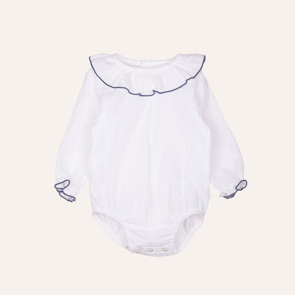 Pelele bambula vivo contraste