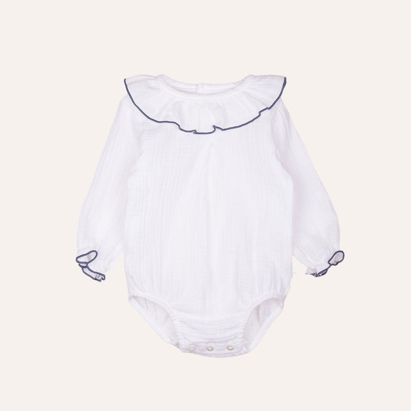 Pelele bambula vivo contraste