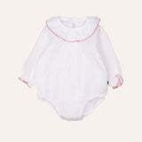 Pelele bambula vivo contraste