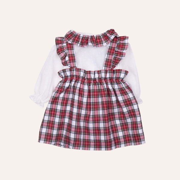 Conjunto pichi escoces rojo