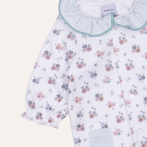 Pelele flores y cuadros