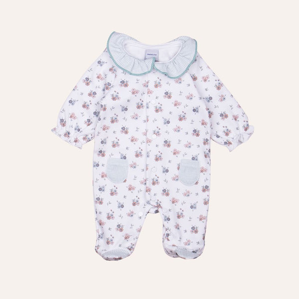 Pelele flores y cuadros