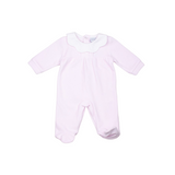 Pijama enterizo tundosado cuello volante