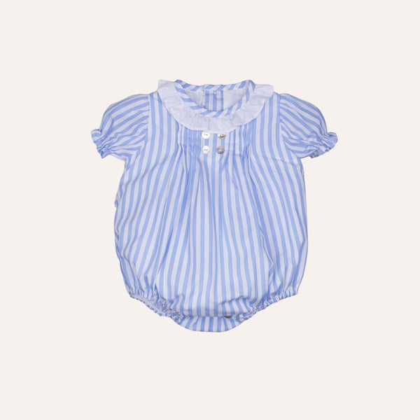 Ranita rayas tablón botón nácar