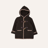 Trenka con capucha de lana