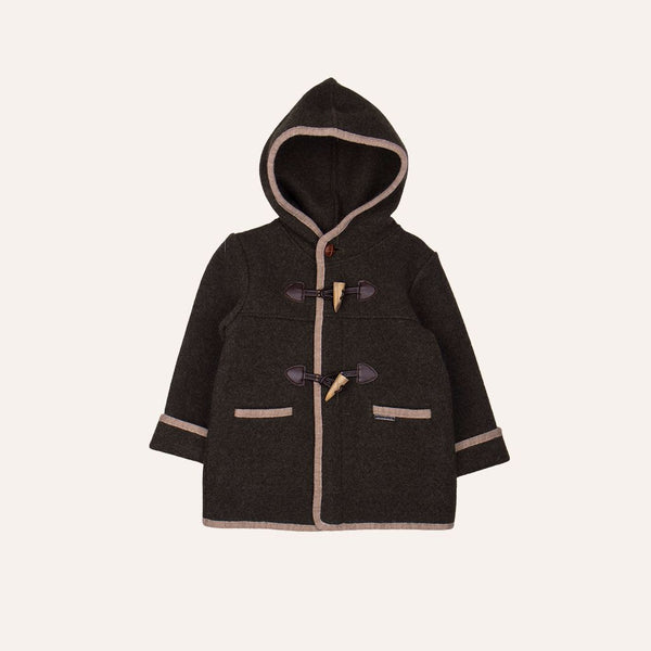 Trenka con capucha de lana