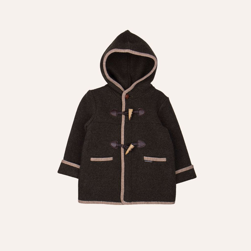 Trenka con capucha de lana