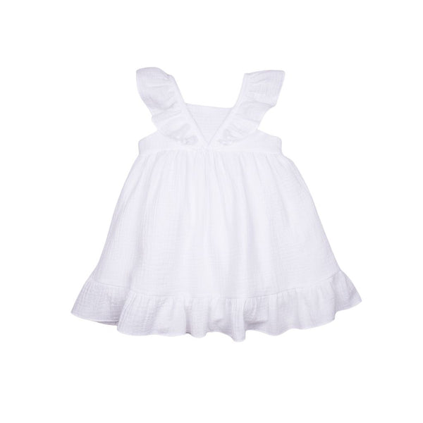 Vestido bambula volantes