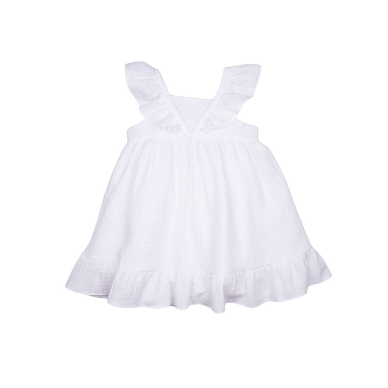 Vestido bambula volantes