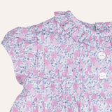 Vestido clásico flor rosa