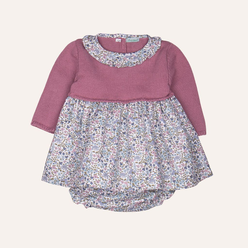 Vestido con bragola combinado