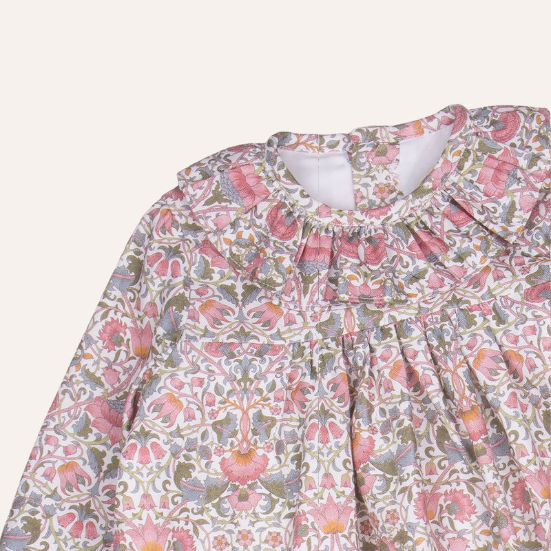 Vestido tallos rosas