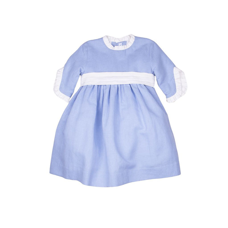 Vestido fajin manga francesa