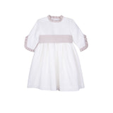 Vestido fajin manga francesa