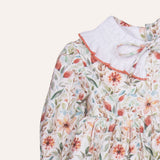 Vestido Clara flor naranja