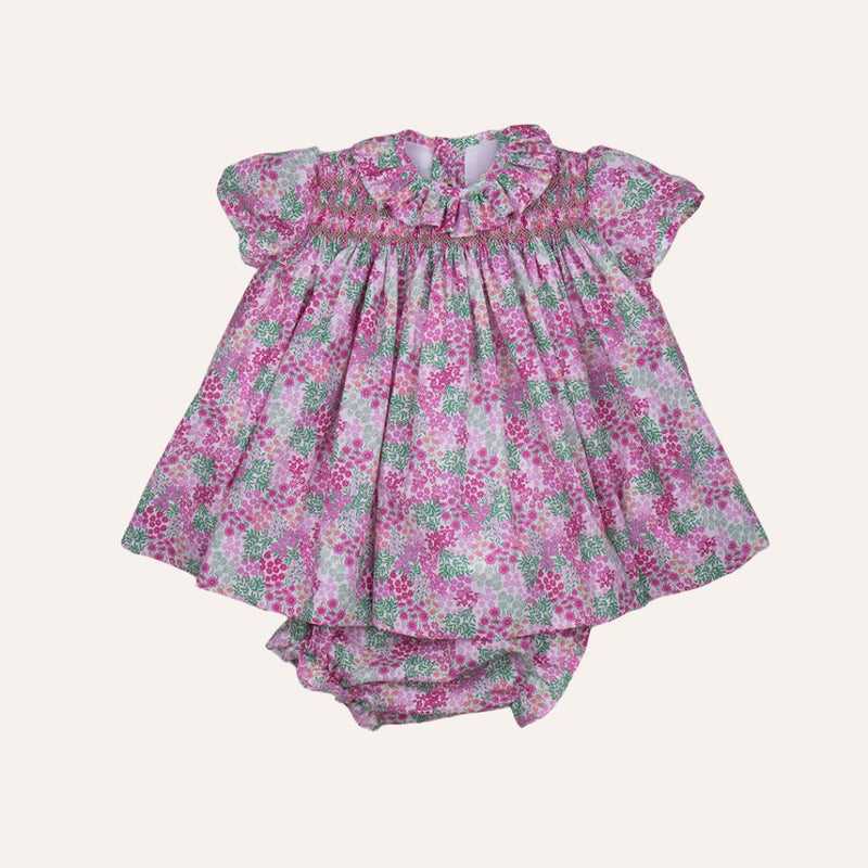 Jesusito nido flores rosas