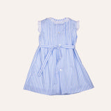 Vestido tablita rayas azules