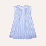 Vestido tablita rayas azules