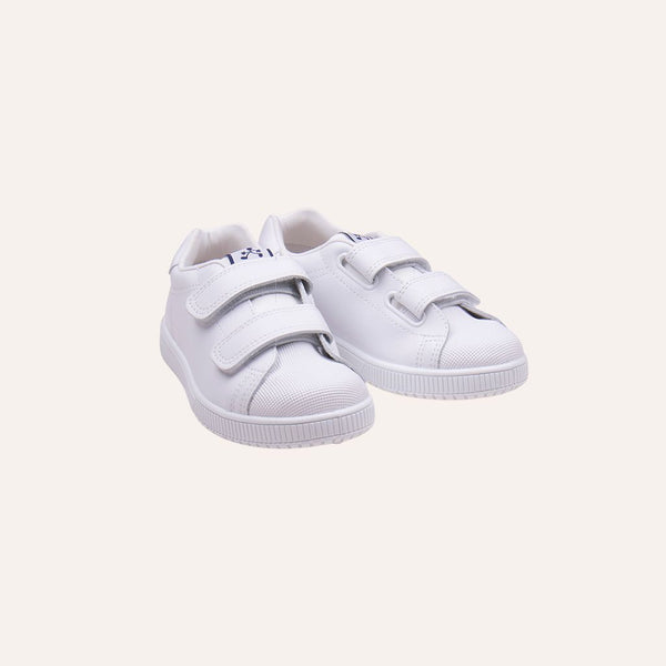 Deportivo blanco dos velcros