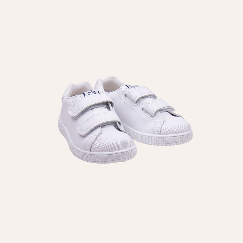 Deportivo blanco dos velcros