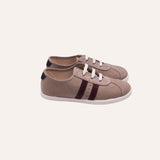 Zapatilla rayas contraste