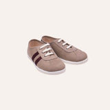 Zapatilla rayas contraste