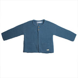 Chaqueta punto bobo con dos botones