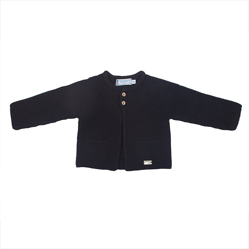 Chaqueta punto bobo con dos botones