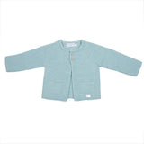 Chaqueta punto bobo con dos botones