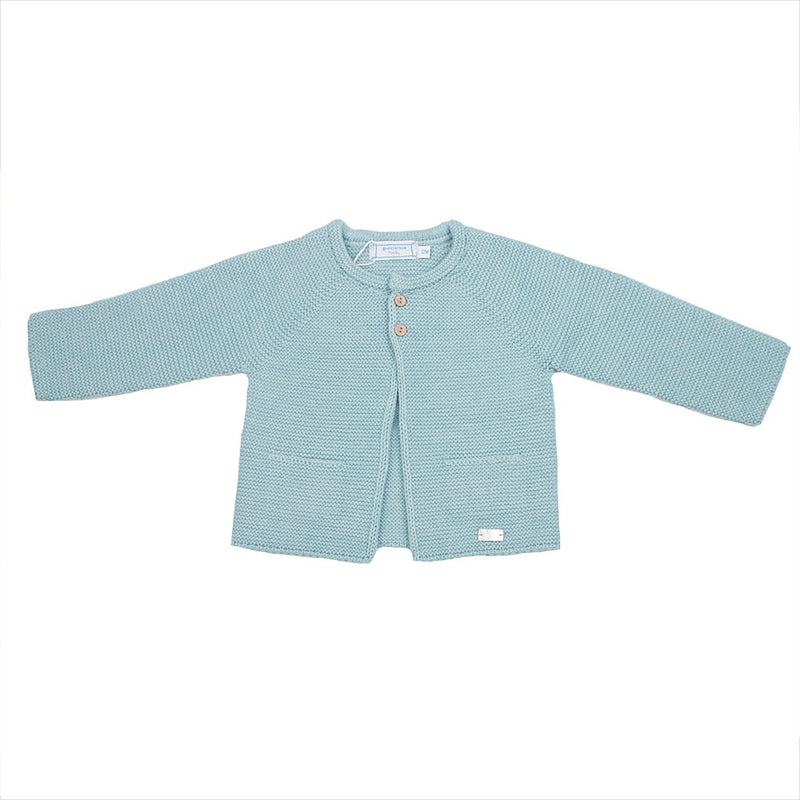 Chaqueta punto bobo con dos botones