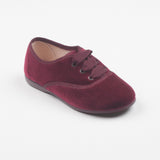 Blucher terciopelo 3 cordones