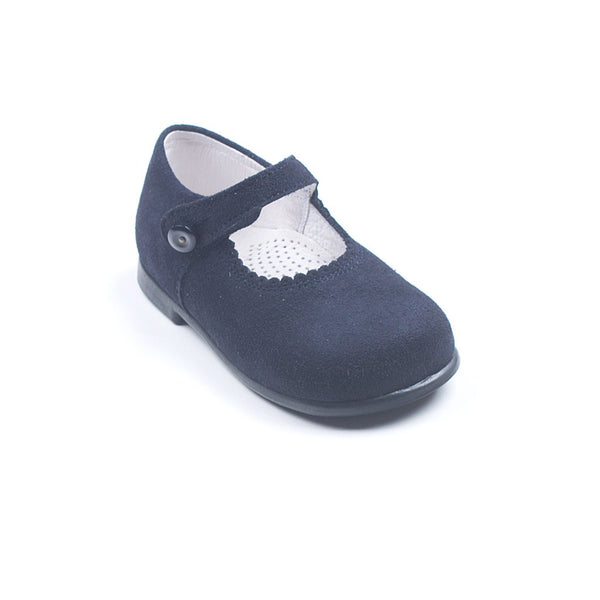 Merceditas botón serraje