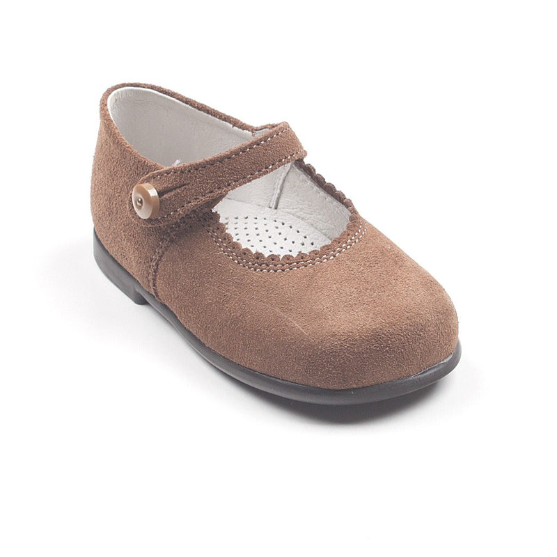 Merceditas botón serraje